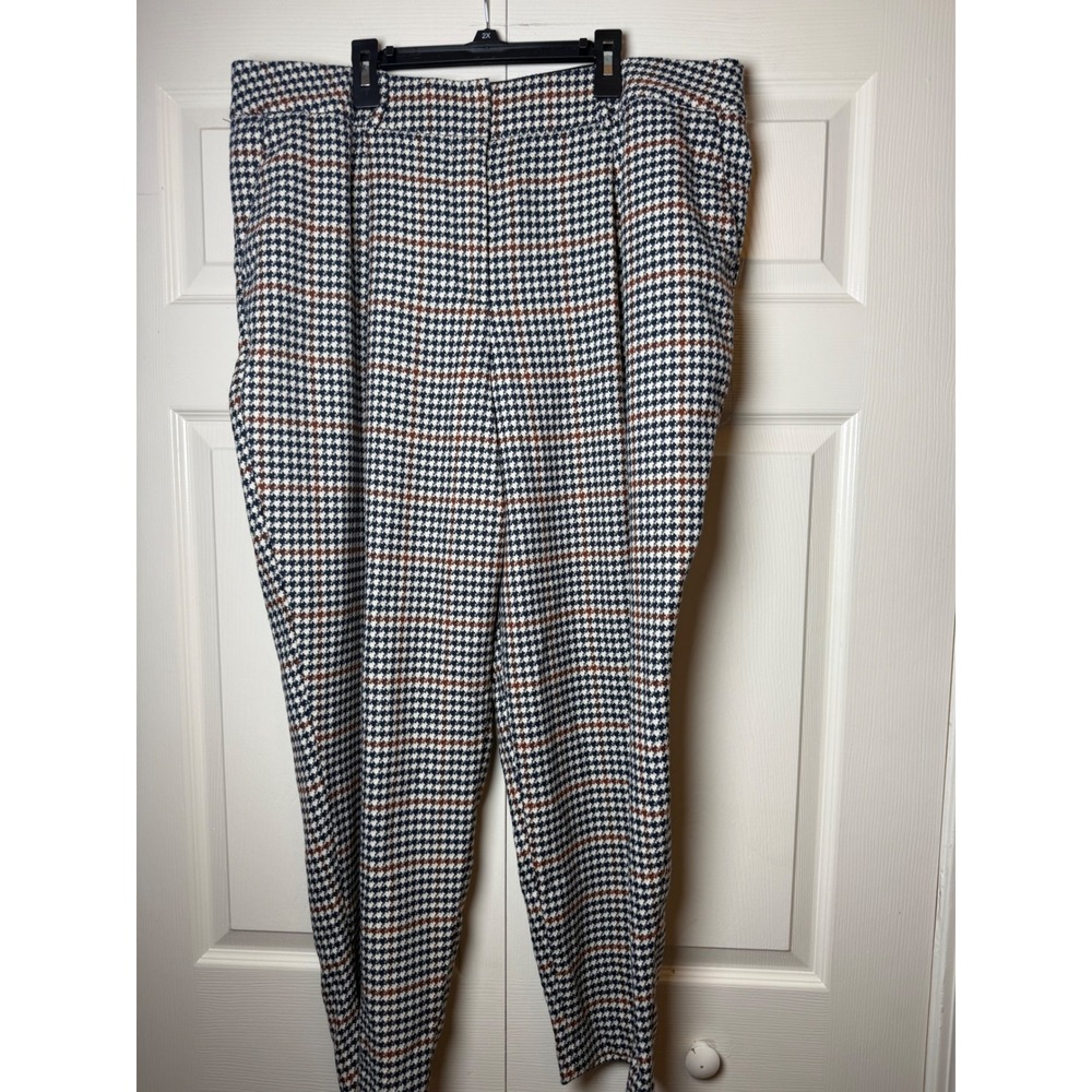 Lane Bryant houndstooth plaid pants